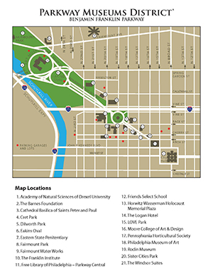 parkway museum map
